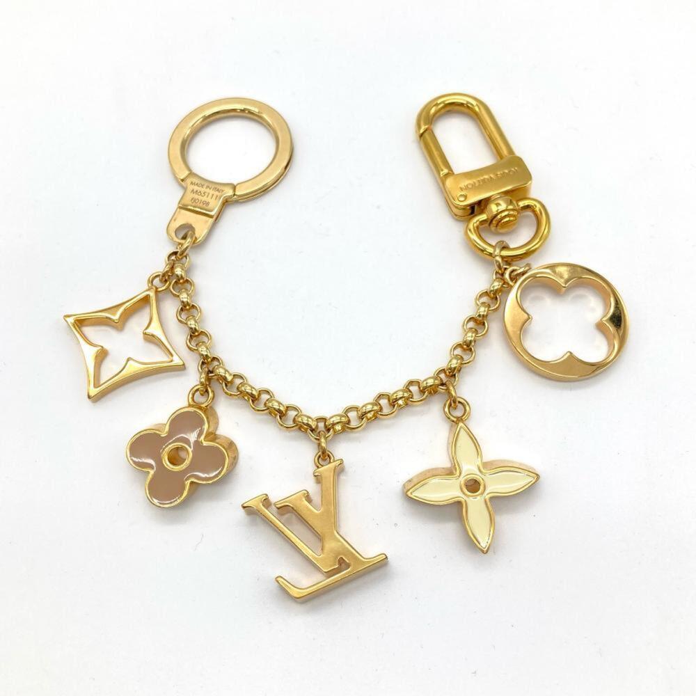 Louis Vuitton Fleur de Monogram Keychain M65111 Gold - Picture 3 of 7